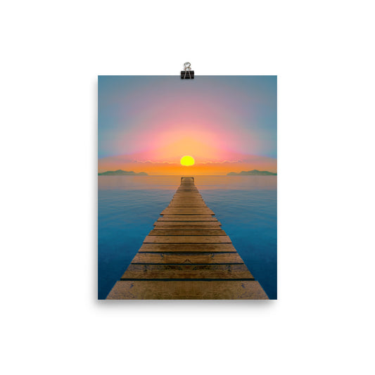 I Dive Into You - Fine Art Poster Print