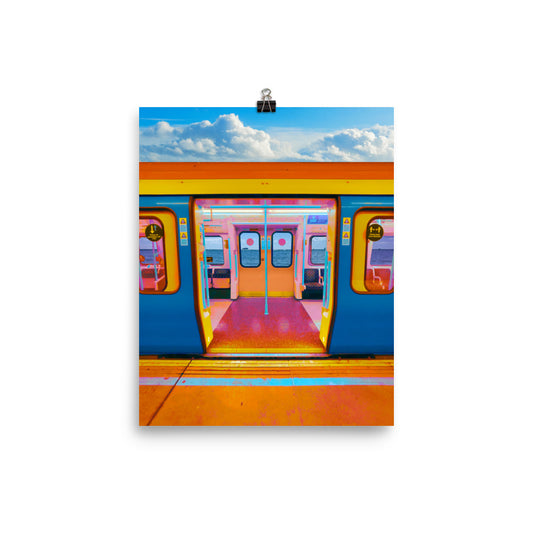 Paradise Beach Station - Fine Art Poster Print