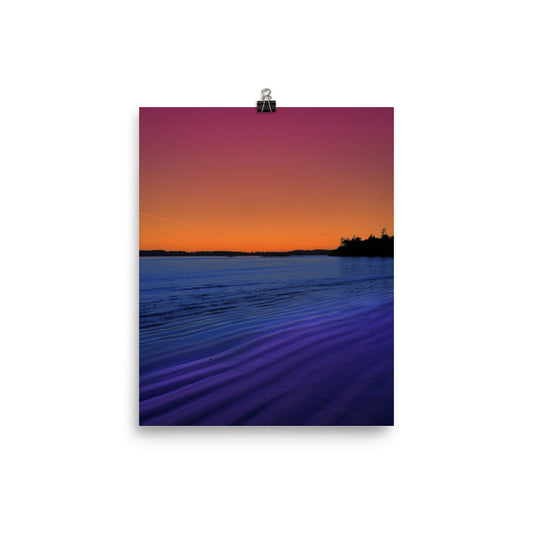 Sea Salt Embers - Fine Art Poster Print