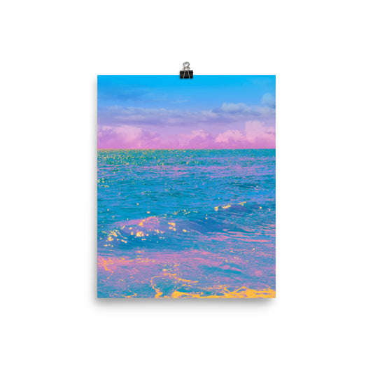Spring Blossom Surf - Fine Art Poster Print