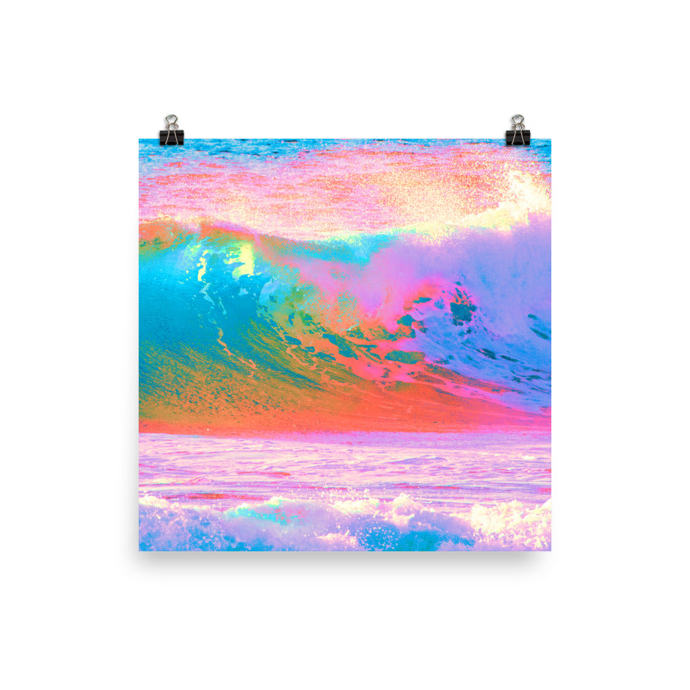 Waves of Paint - Fine Art Poster Print