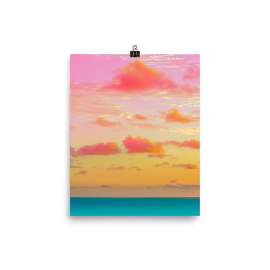 Cotton Candy Clouds - Fine Art Poster Print