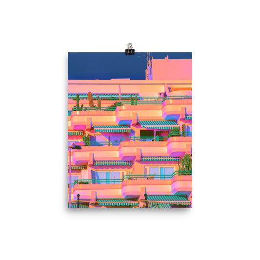 Peach's Palace - Fine Art Poster Print