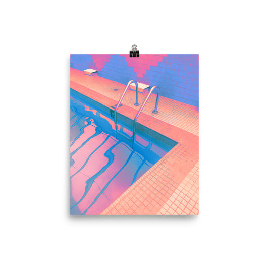 Sunset Spa - Fine Art Poster Print