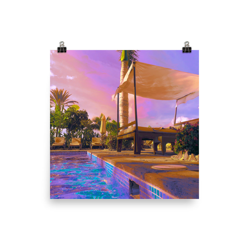 Poster - Poolside Pleasure
