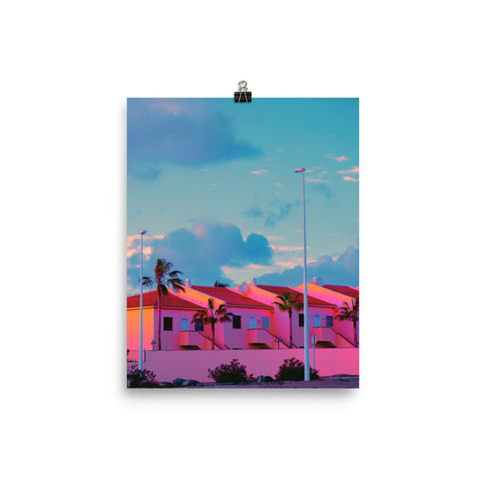 Rose of Houses - Fine Art Poster Print