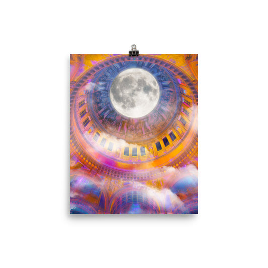 Moonlight Baptism - Fine Art Poster Print