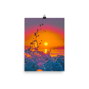 Poster - Sunrise Surfer