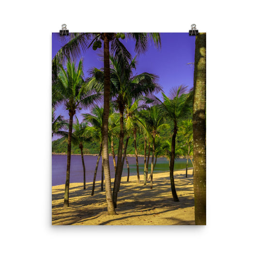 Vietnam vaporwave jungle photography poster print by Nathan Head.