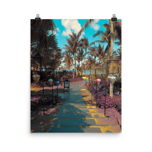 Vietnam Da Nang beach photography poster print by Nathan Head.