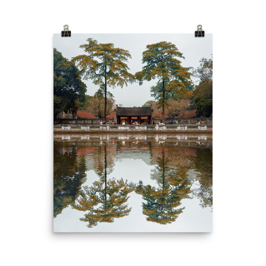 Vietnam Temple of Literature Ha Noi photography poster print by Nathan Head.