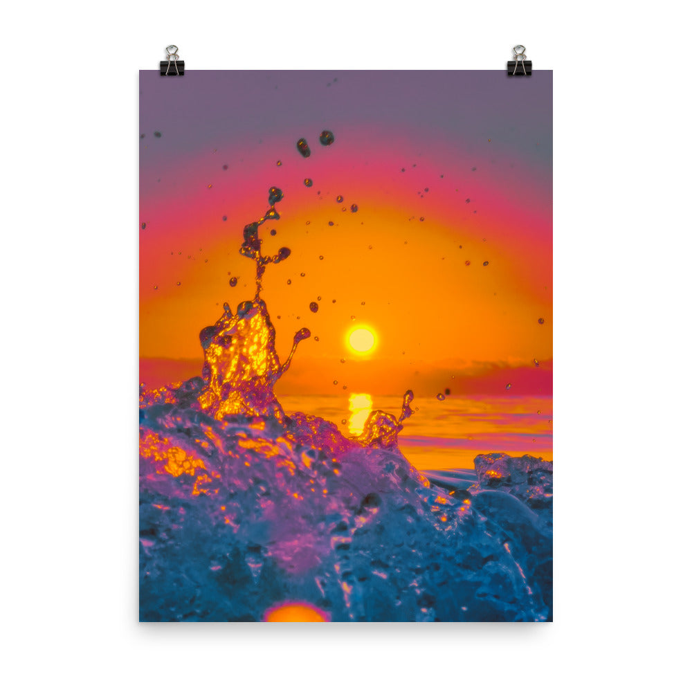Poster - Sunrise Surfer