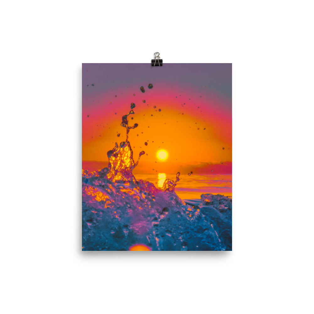 Poster - Sunrise Surfer