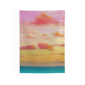 Indoor Wall Tapestries - Cotton Candy Clouds
