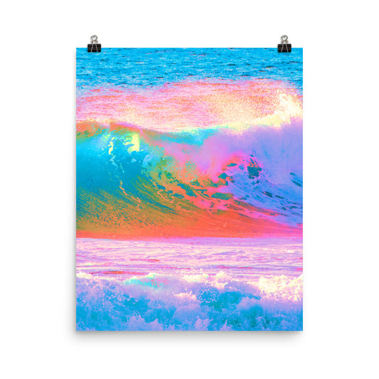 Waves of Paint - Fine Art Poster Print