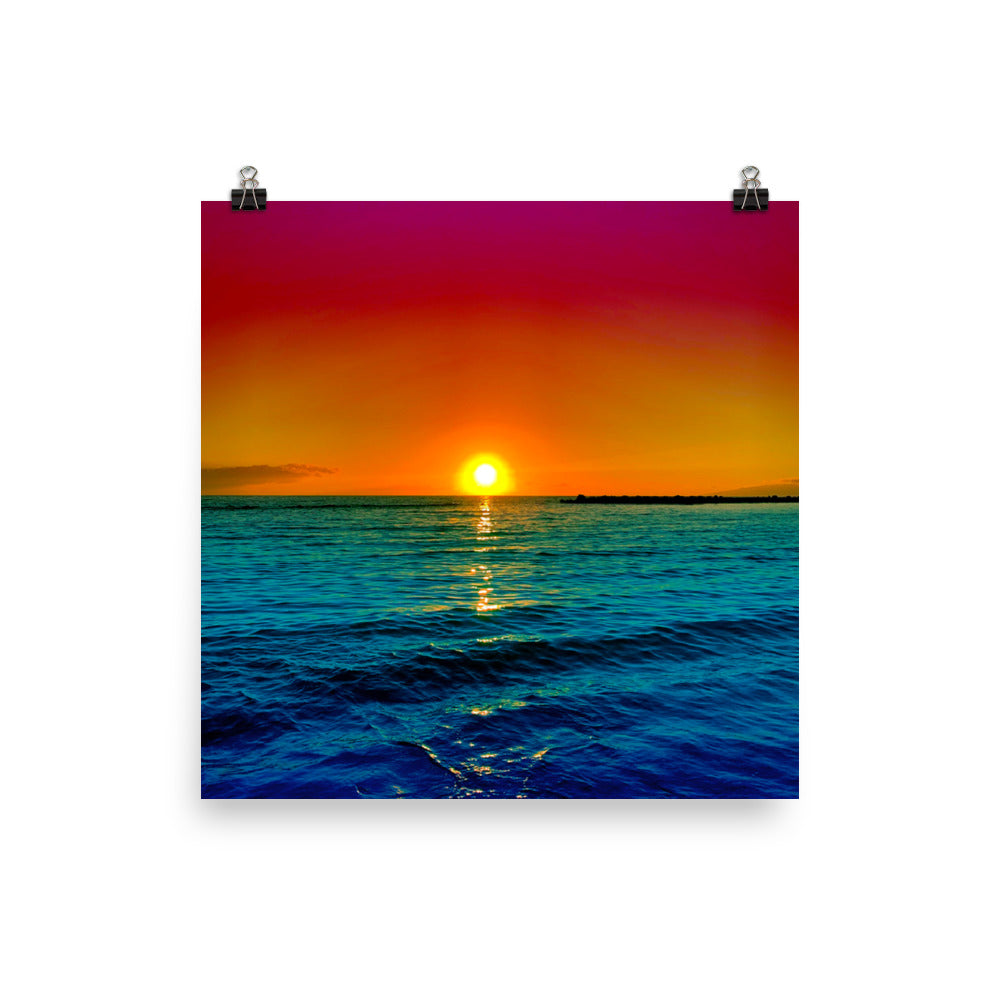 Poster - Sunset Racer