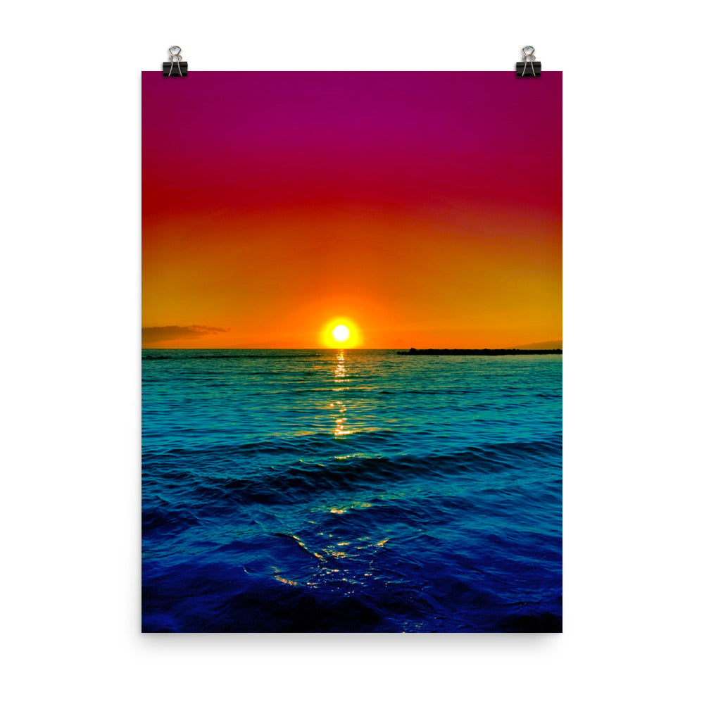 Poster - Sunset Racer