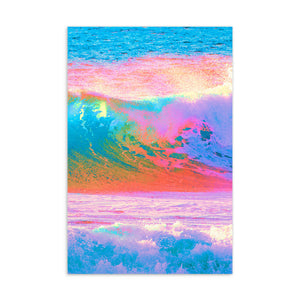Standard Postcard - Waves of Paint