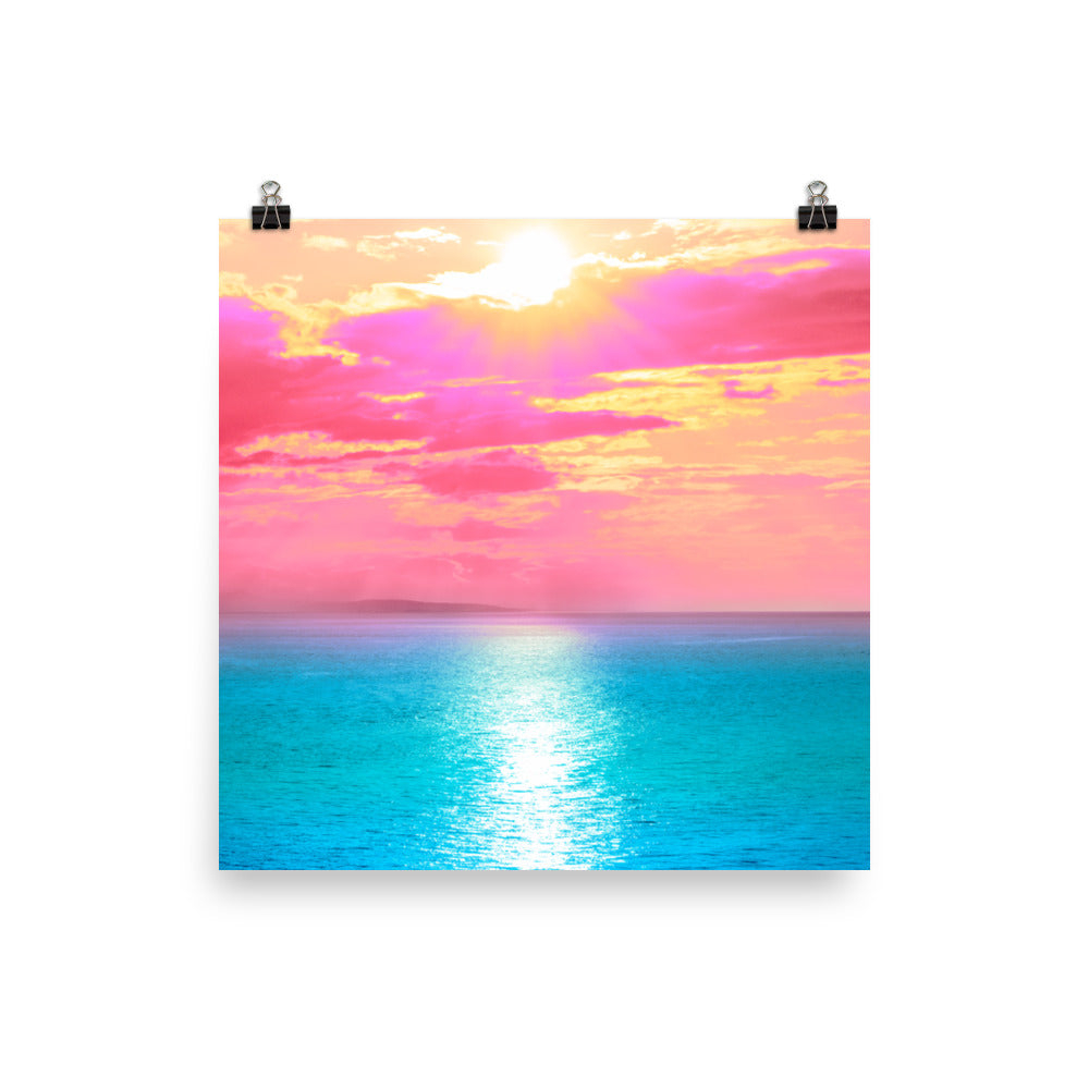 Poster - Cherry Blossom Beach