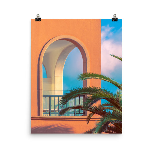 European architecture summer photography poster print by Nathan Head.