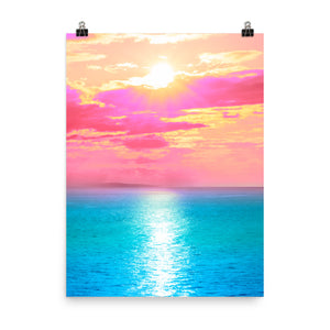 Poster - Cherry Blossom Beach