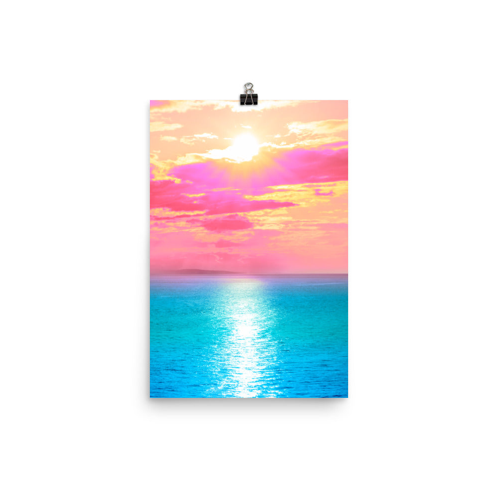 Poster - Cherry Blossom Beach