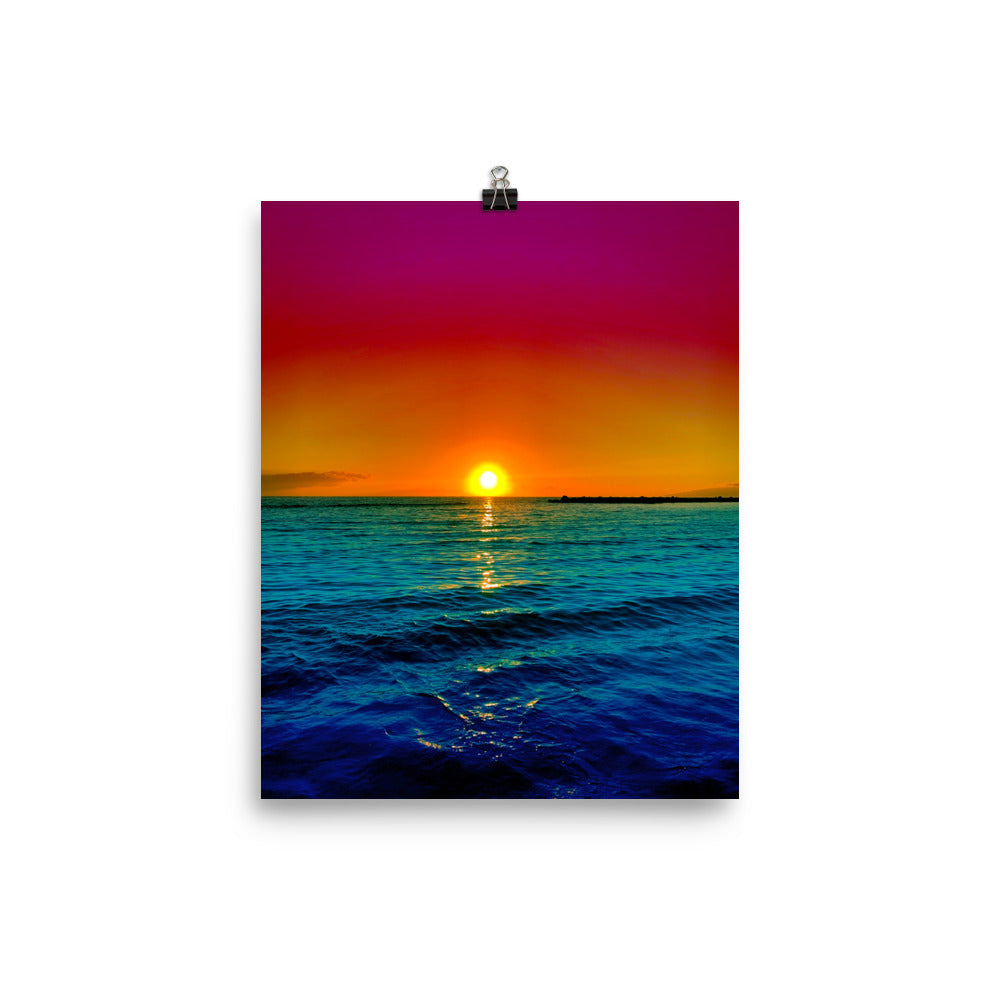 Poster - Sunset Racer