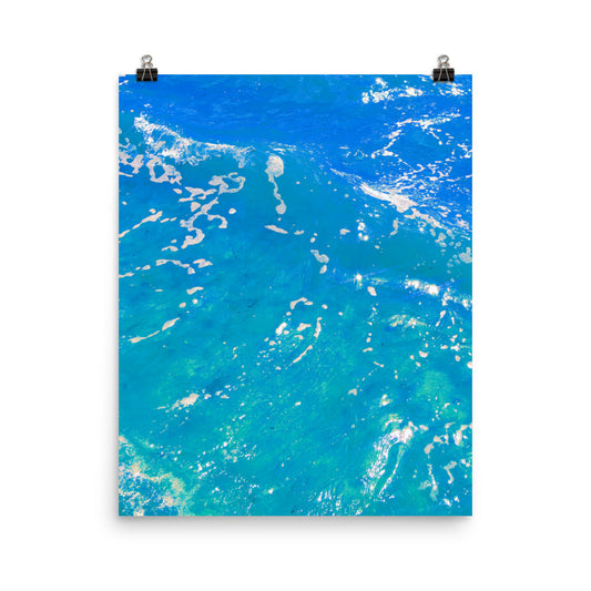 Summer anime ocean photography poster print by Nathan Head.